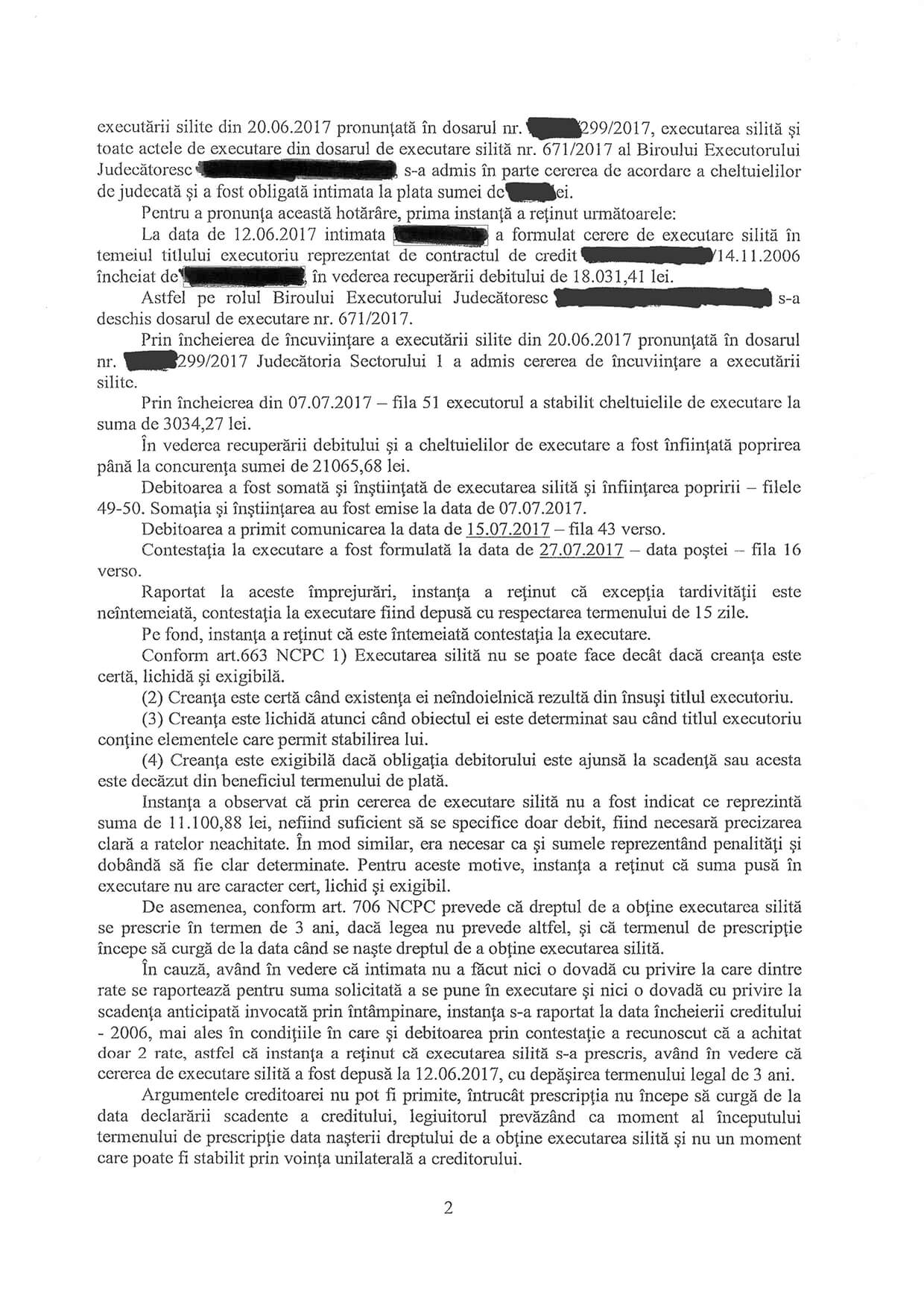 Dosar Castigat in Instanta 25.05.2018